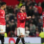 Casemiro, Bruno Fernandes a Diogo Dalot z Manchestru United