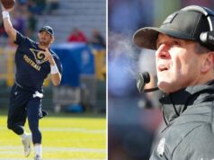 Dan Orlovský sa nezdržiava v otázke hlavného problému Ravens HC Johna Harbaugha logo pochodového šialenstva