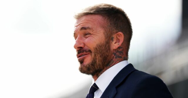 Bývalý stredopoliar Manchestru United David Beckham 