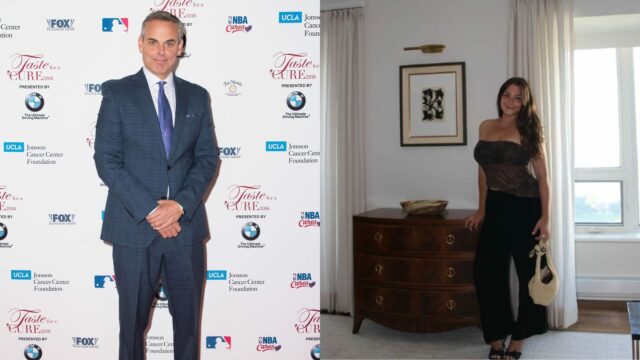 Dcéra Colina Cowherda Liv skáče z koženej bundy na slávnostnú Fotografie Liv Cowherdovej z jej noci vonku. (Kredit: @liv_cowherd)