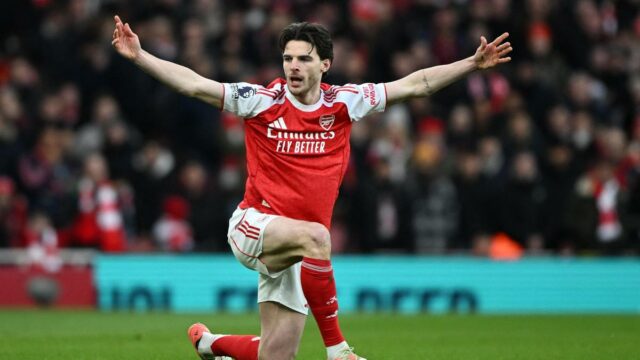 Declan Rice vynechá súboj Arsenalu proti Aston Ville pre zranenie Declan Rice vynechá súboj Arsenalu proti Aston Ville pre zranenie kolena