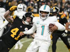 Dolphins bench Tua Tagovailoa, začne nováčik QB Quinn Ewers NFL: Miami Dolphins v Pittsburgh Steelers