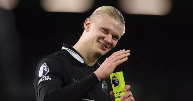 Erling Haaland sa vďaka štrajku pripojil k 100 klubom Premier League