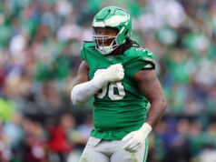 Eagles dostávajú obrovské zlé správy o stave hviezdy DT pre týždeň 14 vs Chargers logo pochodového šialenstva