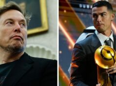 Elon Musk reaguje na to, že Cristiano Ronaldo dostal ocenenie „Najlepší hráč Blízkeho východu“ na Globe Soccer Awards 2025 Útočník Al-Nassr Cristiano Ronaldo (vľavo)