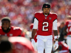 Emeka Egbuka bola brutálne úprimná, keď stratila prihrávku v koncovej zóne počas prehry Buccaneers so Saints logo pochodového šialenstva