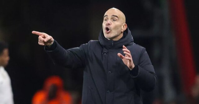 Enzo Maresca počas súboja Chelsea s AFC Bournemouth.