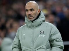 Enzo Maresca poskytuje aktuálne informácie o budúcnosti Chelsea a vracia sa k odkazom Man City: „100 percentné špekulácie“ Bolo hlásené, že Maresca je vysoko na zozname, aby nahradil Pepa Guardiolu, ak by na konci sezóny opustil Manchester City (Chelsea FC cez Getty Images)