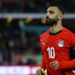 Mohamed Salah v akcii za Egypt.