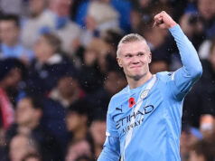 Erling Haaland sa stal najrýchlejším hráčom, ktorý strelil 100 gólov v Premier League s najlepším 15. gólom v sezóne Download app from appStore