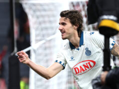 Espanyol vstupuje do debaty o Lige majstrov po atletickej búrke Pere Milla oslavuje svoj gól v druhom polčase.