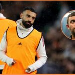 Mohamed Salah v akcii za Liverpool proti Nottinghamu Forest