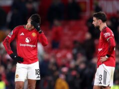 Fanúšikovia Man United vypískali po tom, čo West Ham ukradol dôležité body v Premier League Diogo Dalot strelil úvodný gól Manchestru United (Getty Images)