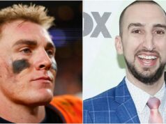 Fanúšikovia NFL kritizujú Nicka Wrighta za bagatelizovanie Bo Nixa a jeho 4TD výjazd proti Packersovi za „aberáciu“ logo pochodového šialenstva