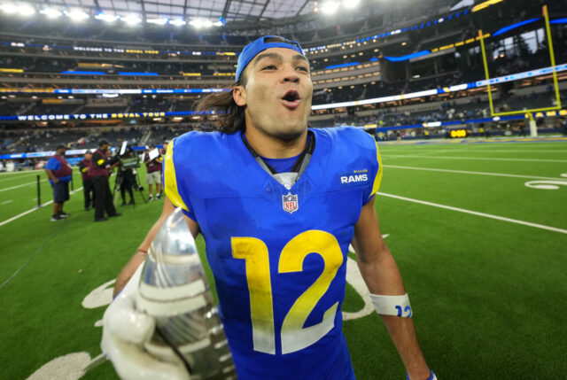 Fanúšikovia NFL reagujú, keď Puka Nacua odhaľuje finančné problémy vlastníctva logo pochodového šialenstva