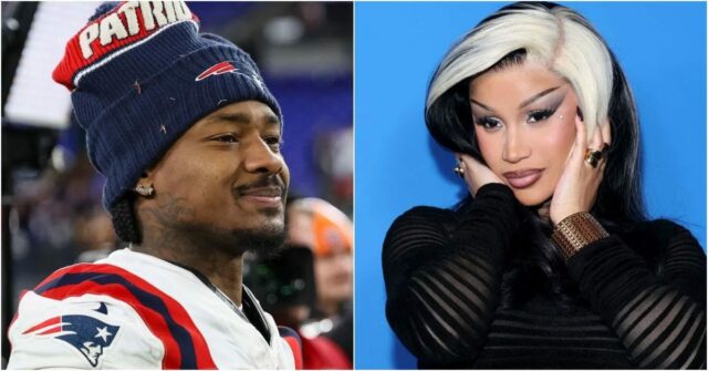 Fanúšikovia NFL reagujú, keď sa Stefon Diggs snaží nájsť Cardi logo pochodového šialenstva