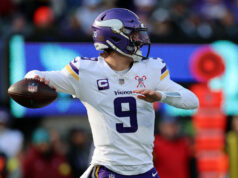 Fanúšikovia NFL reagujú na vylúčenie JJ McCarthyho po zranení ruky v súboji Vikings vs Giants logo pochodového šialenstva