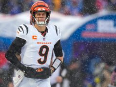 Fanúšikovia NFL roztrhali Bengals QB, keď Christian Benford zachytil 67-yardový pick-6 logo pochodového šialenstva