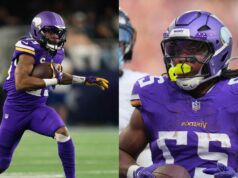 Fanúšikovia NFL znejú s Jordanom Masonom a Aaronom Jonesom starším, ktorí majú otázny návrat vs. Giants logo pochodového šialenstva