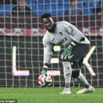 Andre Onana, na hosťovaní v Trabzonspore z Man United, bol vynechaný z tímu Kamerunu na Africký pohár národov.
