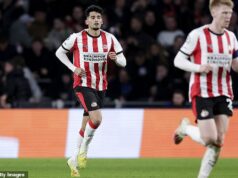 Fulham chce za januárový prestup útočníka s ohodnotením 40 miliónov libier – rok po tom, čo sa West Hamu nepodarilo spečaťiť jeho prestup Ricardo Pepi strelil v tejto sezóne zatiaľ deväť gólov zo 17 v 28 zápasoch minulej sezóny