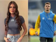 GF Sydney Ladda McConkeyho predvádza „bagy outfit“ pre zápas Chargers vs. Texans Week 17 logo pochodového šialenstva