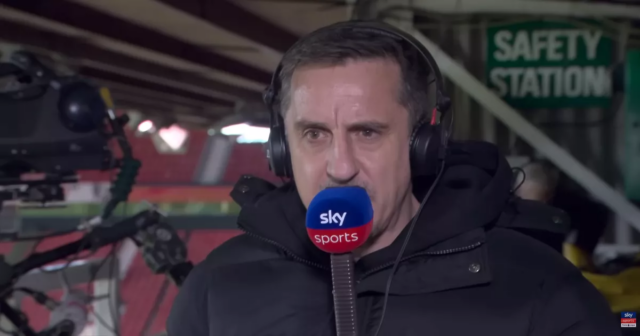 Gary Neville po najnovších výsledkoch vylúči tím z boja o Gary Neville na Sky Sports