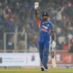 Hardik Pandya mohol potenciálne pozdvihnúť Indiu k víťaznému skóre zápasu. (Kredity: BCCI X)