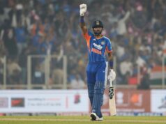 Gautam Gambhir reaguje animovane, keď kameraman Hardika Pandyu so šiestimi zásahmi v IND vs SA 2025 5th T20I (Watch) Hardik Pandya mohol potenciálne pozdvihnúť Indiu k víťaznému skóre zápasu. (Kredity: BCCI X)