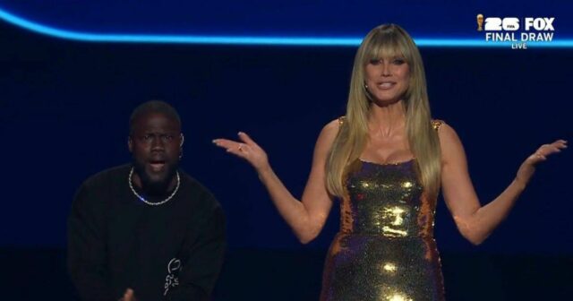 Heidi Klum a Kevin Hart usporiadali žreb Majstrovstiev sveta vo futbale