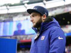 Giants RB Cam Skattebo odhaľuje veľký zdravotný strach na Vianoce uprostred rehabilitácie po zranení chodidiel logo pochodového šialenstva