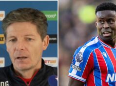 Glasner odhaľuje, čo povedal Stevovi Parishovi, čo zastavilo prestup Marca Guehiho do Liverpoolu Marc Guehi z Crystal Palace sleduje zápas Premier League medzi Crystal Palace a Manchester United v Selhurst Parku 30. novembra...