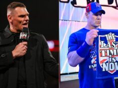 Gunther posiela výhražnú správu Johnovi Cenovi pred hlavným podujatím WWE Saturday Night Gunther posiela správu Johnovi Cenovi (obrázok cez @gunther_wwe na Instagrame)