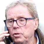 Harry Redknapp na obrázku na dostihovej dráhe Kempton Park