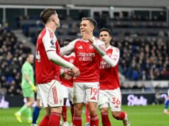 Hodnotenie hráčov Arsenalu ako 8/10 pomáha vrátiť Arsenal späť na vrchol Premier League Viktor Gyokeres skóroval za Arsenal v zápase Premier League s Evertonom