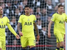 Hodnotenie hráčov Tottenhamu vs Nottingham Forest – Kudus, Richarlison a Porro hrozné po Greyovej chybe Xavi Simons a Cristian Romero vyzerajú skleslo po inkasovaní druhého gólu, ktorý strelil Callum Hudson-Odoi počas zápasu Premier League medzi Nottingham Forest a Tottenham Hotspur.