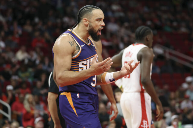 Hrá Suns Forward dnes večer proti Timberwolves? (8. dec.) logo pochodového šialenstva