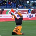 Patson Daka nešikovne pristál na krku po tom, ako vyrovnal Zambii proti Mali