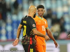 Hviezda Man United pokračuje v senzačnej kampani AFCON s ohromujúcim útokom na Pobrežie Slonoviny – ako muž v dobrej forme čelí v Maroku spoluhráčovi Red Devils Amad Diallo nastúpil proti svojmu spoluhráčovi z Man United Bryanovi Mbeumovi s rozdelením koristi