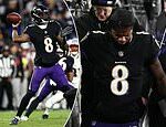 Hviezda Ravens Lamar Jackson odstavila na vedľajšiu koľaj pre brutálne zranenie chrbta v dôležitom zápase typu win-or-insel proti Patriots
