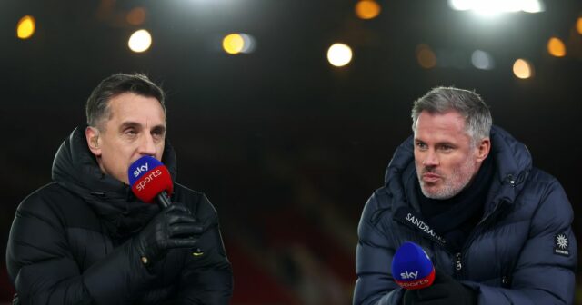 Jamie Carragher a Gary Neville v dohode z Man Utd Gary Neville a Jamie Carragher