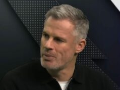 Jamie Carragher nesúhlasí s Pepom Guardiolom o tom, že by sa hviezda Man City Arsenal mala báť LONDÝN, ANGLICKO - 14. DECEMBRA: Josep Guardiola manažér Manchestru City počas zápasu Premier League medzi Crystal Palace a Manchester City v Selhurst Parku 14. decembra 2025 v Londýne v Anglicku. (Foto: Vince Mignott/MB Media/Getty Images)