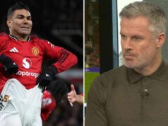 Jamie Carragher prinútil prijať Casemira ako hviezda Man Utd núti ikonu Liverpoolu jesť jeho slová Casemiro.