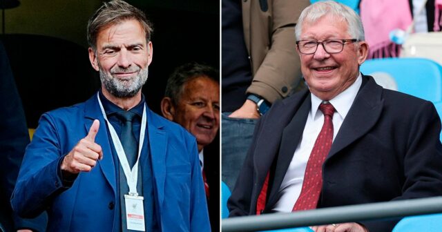 Jurgen Klopp dal jasne najavo pocity Sira Alexa Fergusona, keď Jurgen Klopp