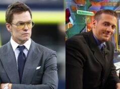 Keď Tom Brady ohodnotil Maxa Kellermana za katastrofálny pohľad na NFL GOAT, ktorý sa vytratil po víťazstve SB v roku 2016 vs. Falcons logo pochodového šialenstva