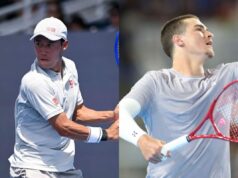Kei Nishikori dáva jasne najavo svoje pocity o tenisovej budúcnosti Joaa Fonsecu Cincinnati Open 2025 – 2. deň – Zdroj: Getty