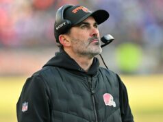 Kevin Stefanski pred zápasom Browns‘ Week 18 vs. logo pochodového šialenstva