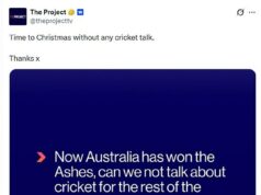Kriketoví fanúšikovia zaútočili na Channel Ten za hluchý príspevok o Ashes – a dokonca sa do toho zapojila aj ABC Príspevok X projektu (na obrázku) bol zatĺkaný fanúšikmi kriketu z Austrálie