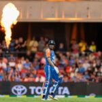 Shubman Gill nedokázal v roku 2025 skórovať na päťdesiatke T20I. Zdroj: Getty