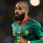 Detailný záber na Bryana Mbeuma hrajúceho za Kamerun